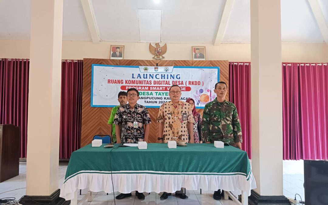 Desa Tayem Resmi Luncurkan Ruang Komunitas Digital Desa (RKDD) Program Smart Village.