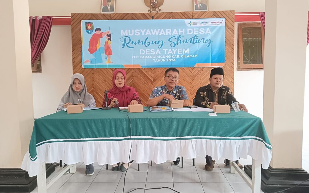 Pemerintah Desa Tayem Gelar Rembug Stunting untuk Menyusun Rencana Kegiatan 2025