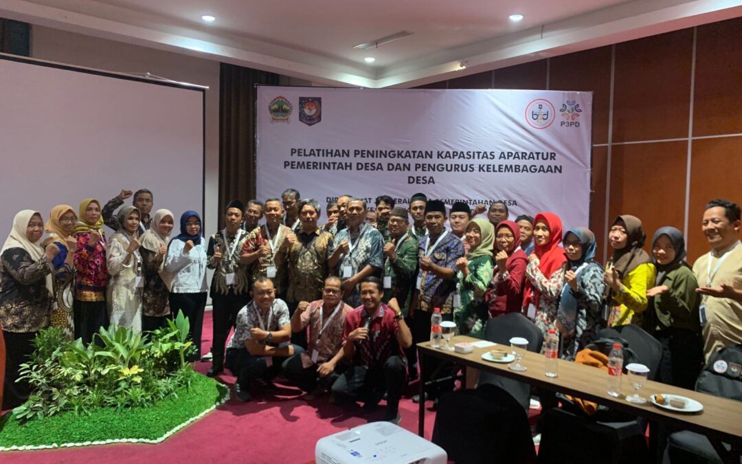 Desa Tayem Ikuti  Pelatihan Peningkatan Kapasitas Aparatur Pemerintah Desa dan Pengurus Kelembagaan Desa.